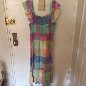 Flash sell Mommy and me colorful spring/summer dress (matching with a girl op) 👗